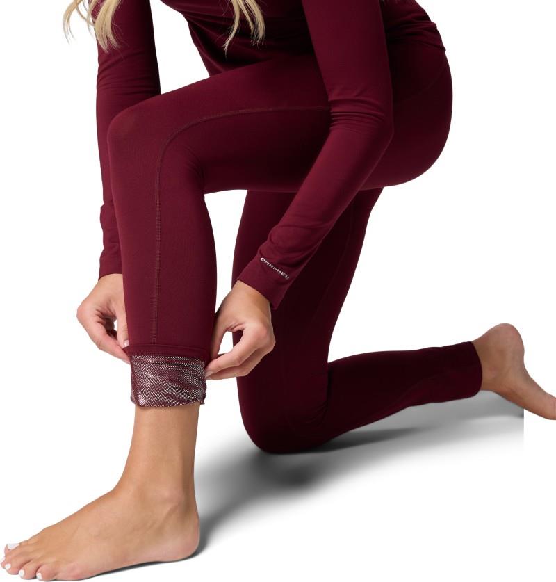 Midweight Stretch Tights - Womens - rich wine 1