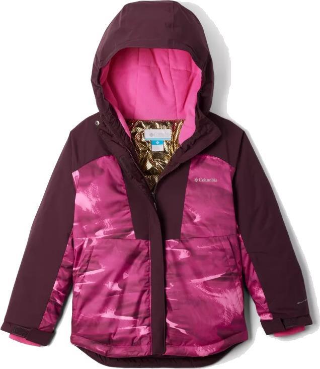 Mighty Mogul III Printed Jacket - Youth Girls - Pink Ice Windblown / Moonvista 1