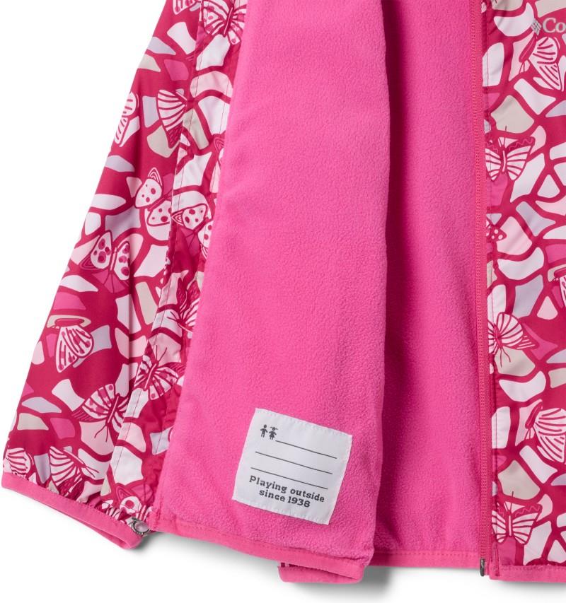 Mini Pixel Grabber III Wind Jacket - Toddler - guava pink fly high 1