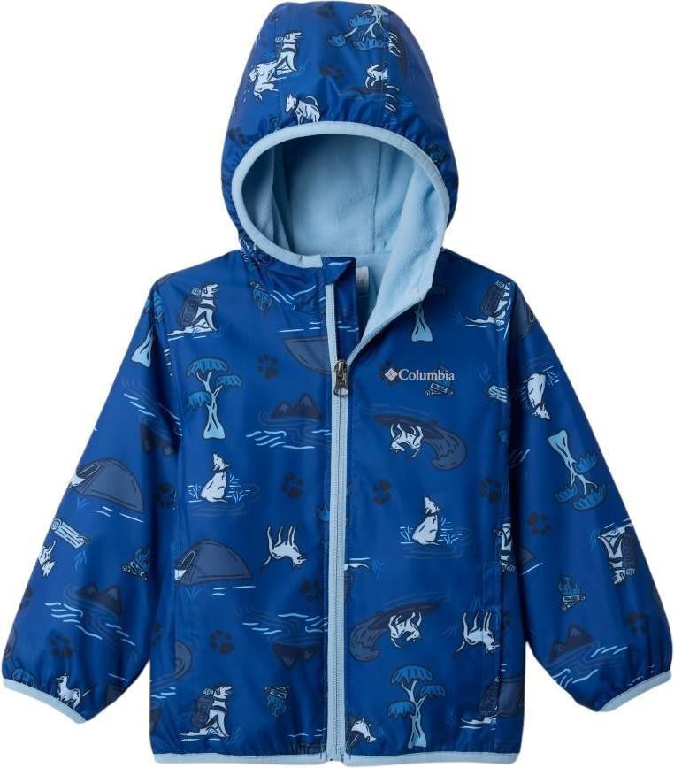 Mini Pixel Grabber III Wind Jacket - Toddler - mountain blue trail tails 1
