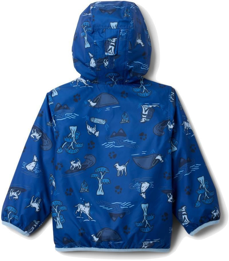 Mini Pixel Grabber III Wind Jacket - Toddler - mountain blue trail tails 1
