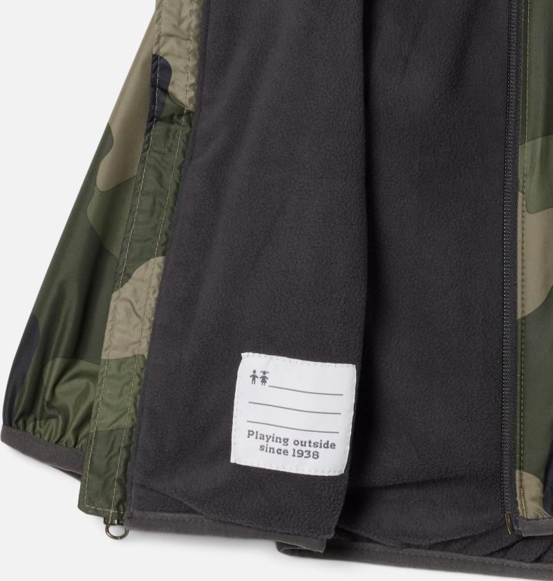 Mini Pixel Grabber II Wind Jacket - Toddler - Stone Green Mod Camo 3