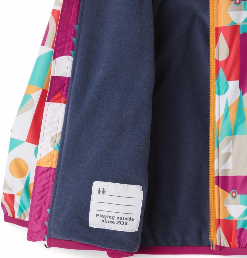 Mini Pixel Grabber II Wind Jacket - Toddler - Wild Fuchsia Summer Escape 3