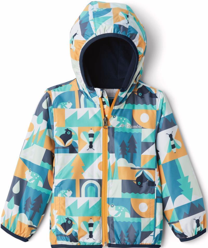Mini Pixel Grabber II Wind Jacket - Toddler - deep marine summer escape 1