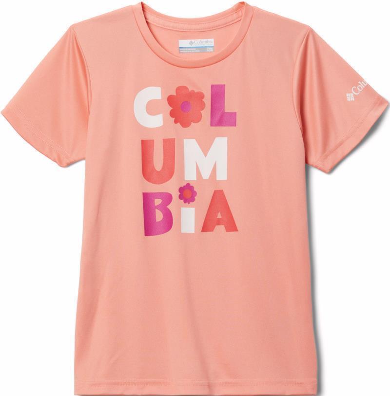 Mirror Creek SS Graphic Shirt - Youth Girls - coral reef flowery type 1