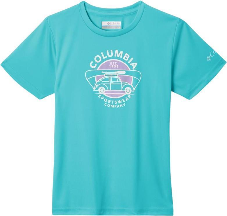 Mirror Creek SS Graphic Shirt - Youth Girls - geyser / journey to fun graphic 1