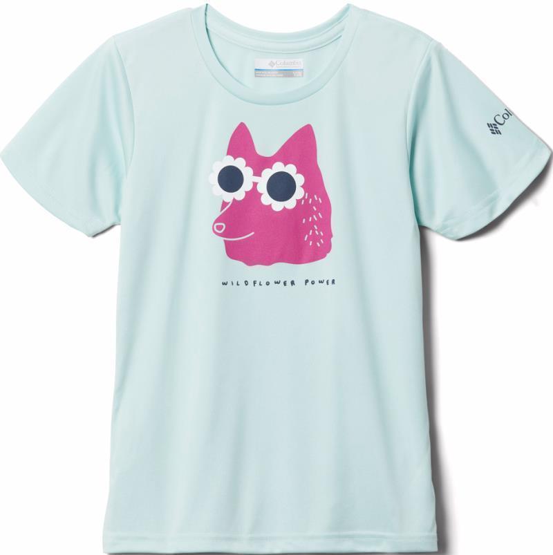 Mirror Creek SS Graphic Shirt - Youth Girls - icy morn wildflower power 1