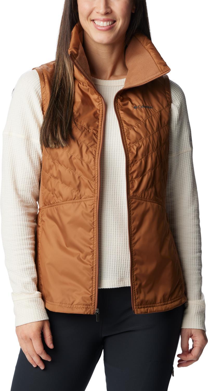 Mix It Around II Vest - Womens - Camel Brown 4
