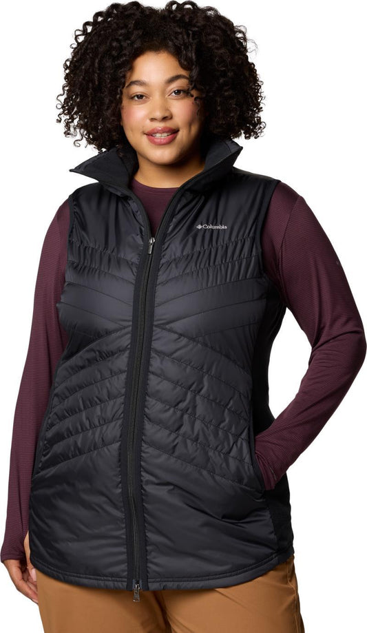 Mix It Around Long Vest II, Extended - Womens - Black 1