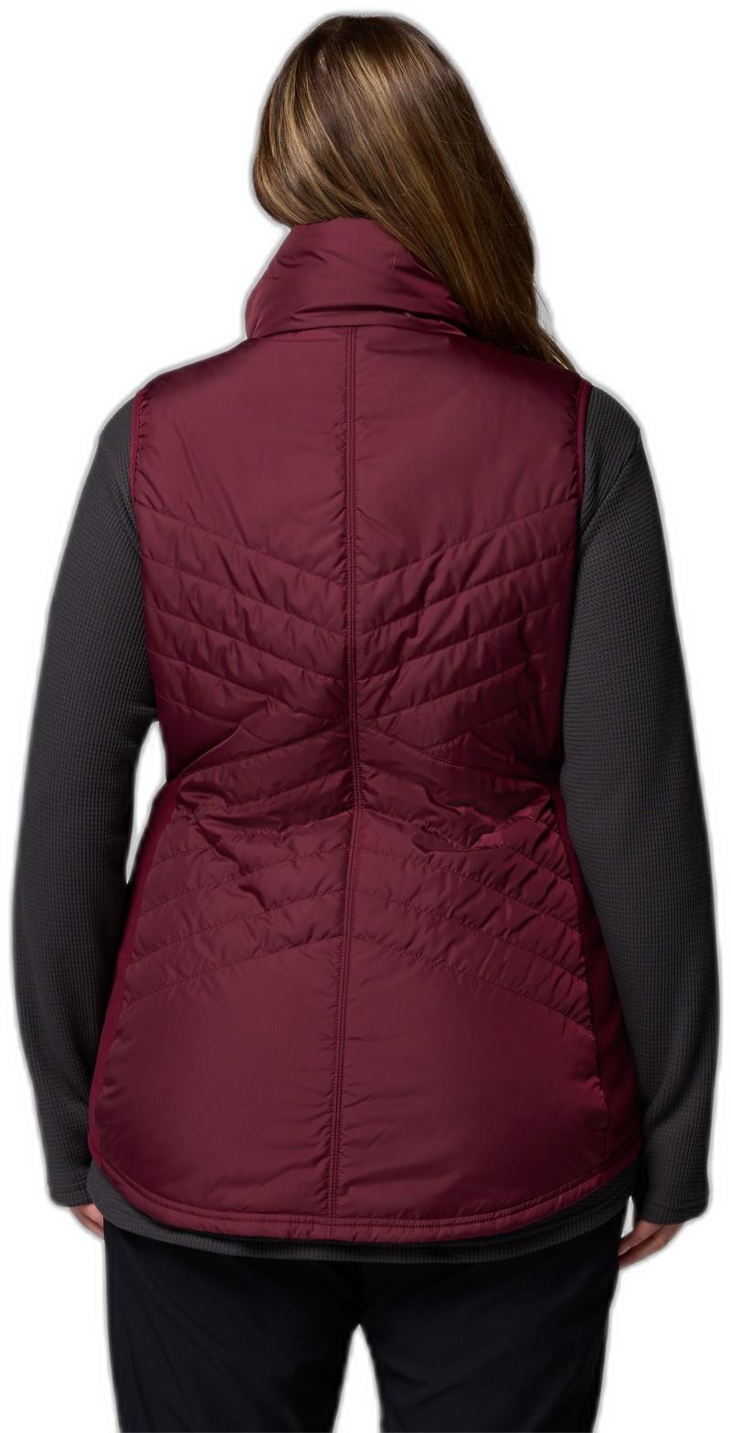 Mix It Around Long Vest II, Extended - Womens - rich wine 1