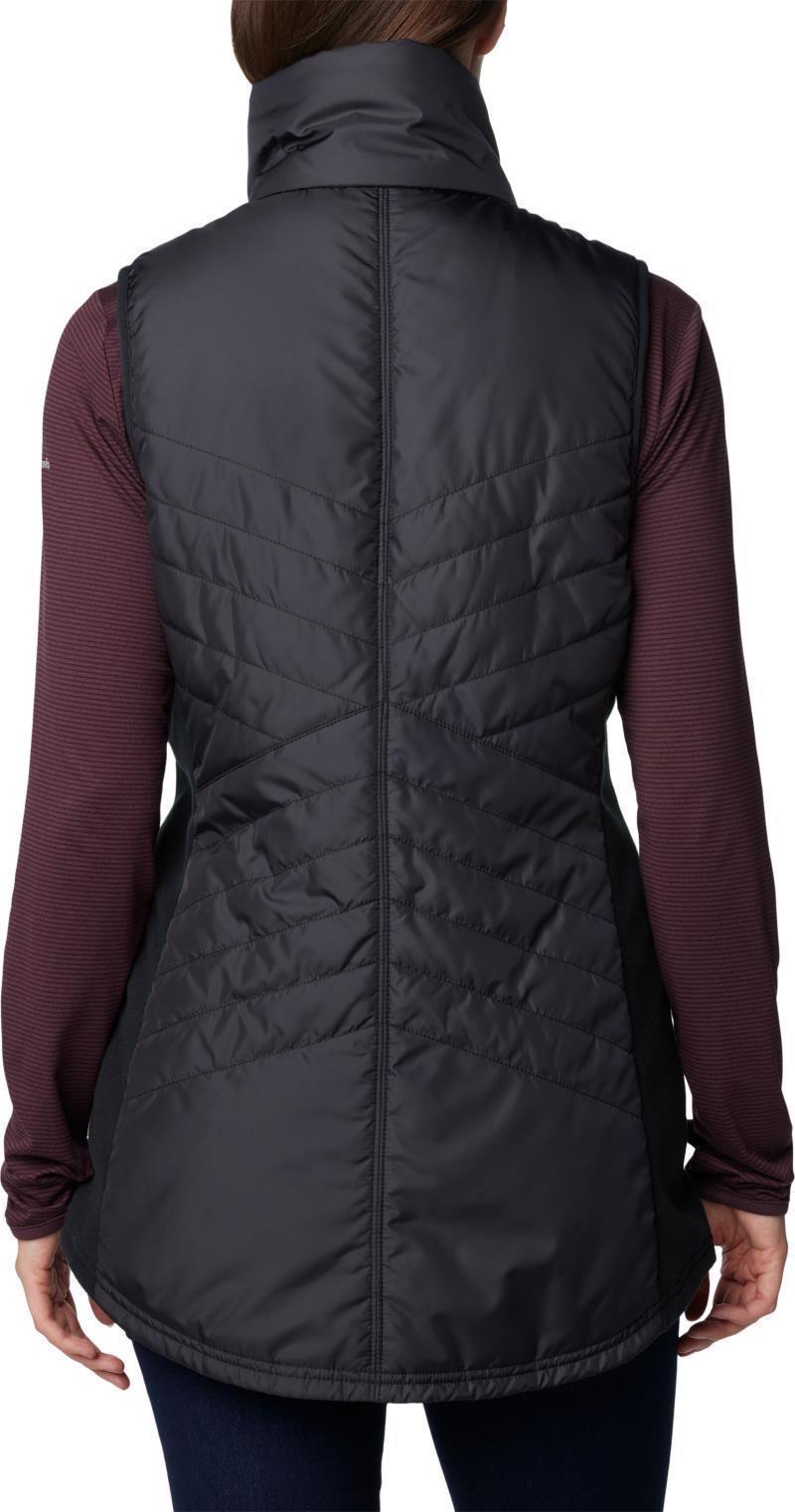 Mix It Around Long Vest II - Womens - Black 2