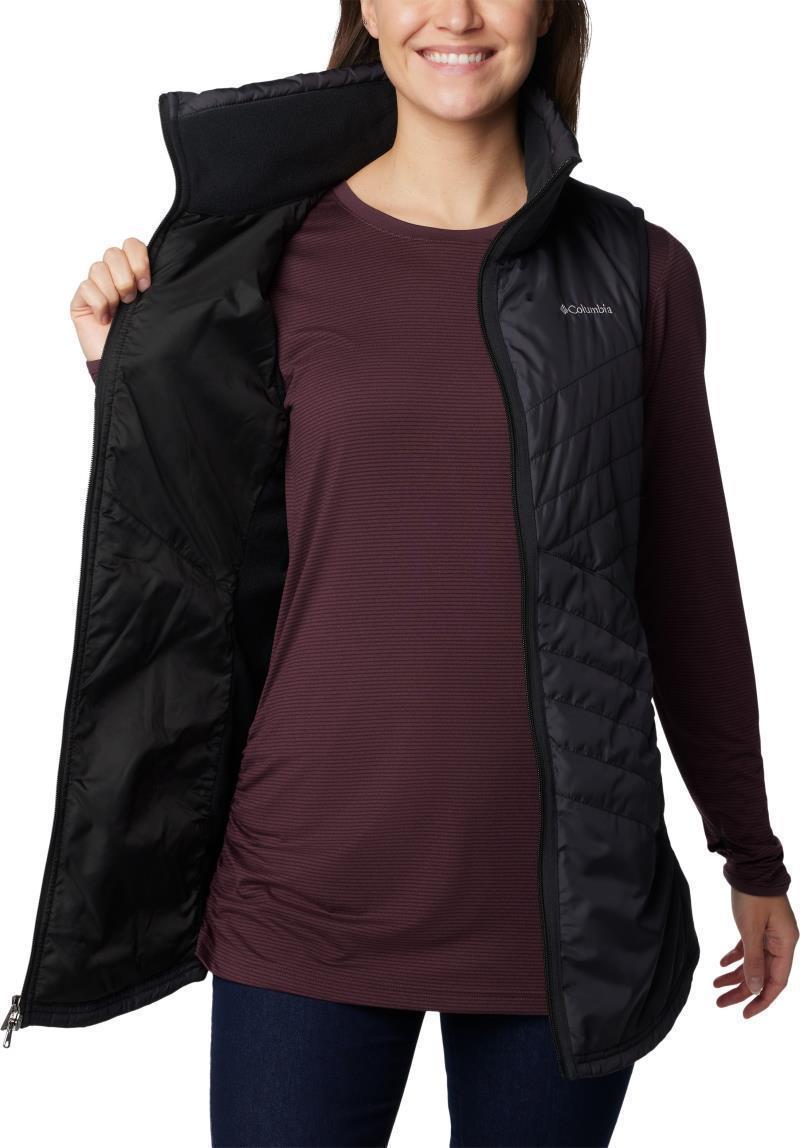 Mix It Around Long Vest II - Womens - Black 3