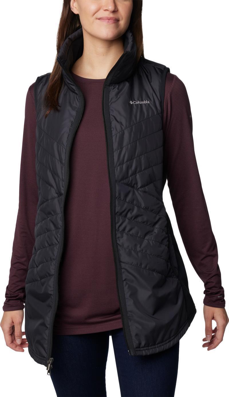 Mix It Around Long Vest II - Womens - Black 4
