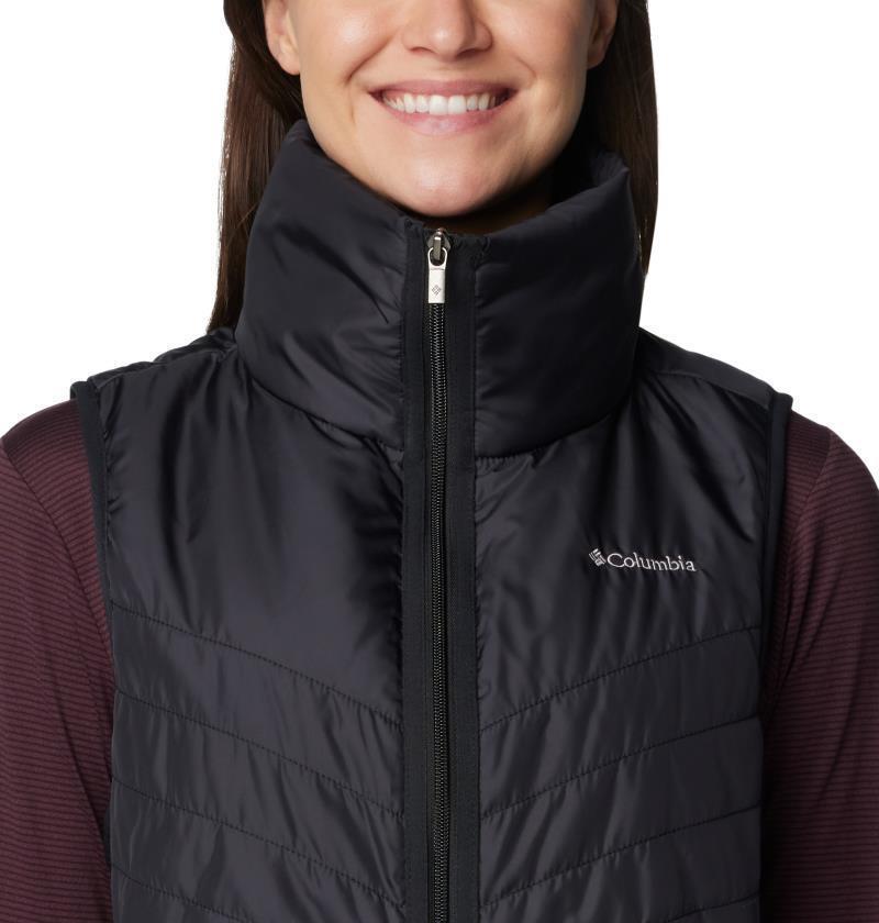 Mix It Around Long Vest II - Womens - Black 6