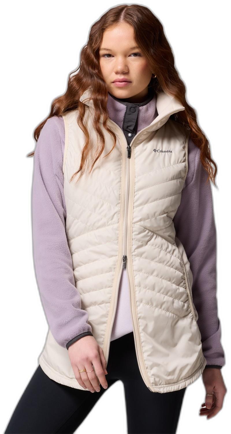 Mix It Around Long Vest II - Womens - dark stone 1