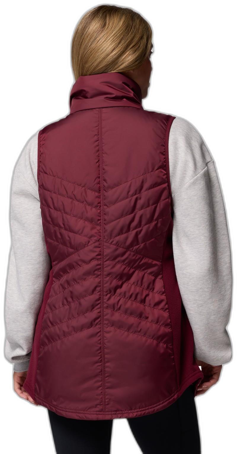 Mix It Around Long Vest II - Womens - rich wine 1