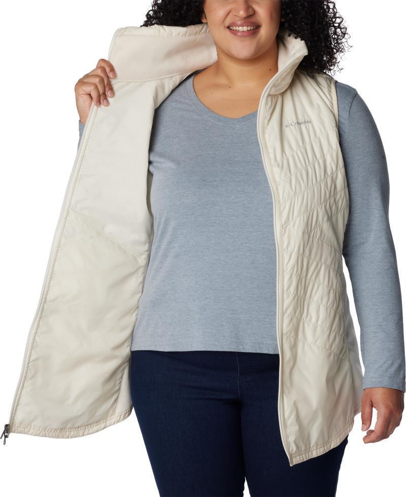 Mix It Around Long Vest - Plus - Womens - Chalk 5