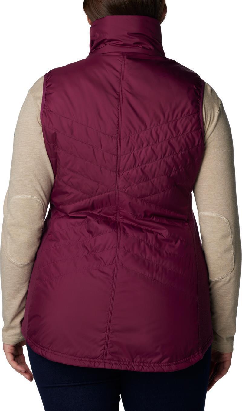 Mix It Around Long Vest - Plus - Womens - Marionberry 2