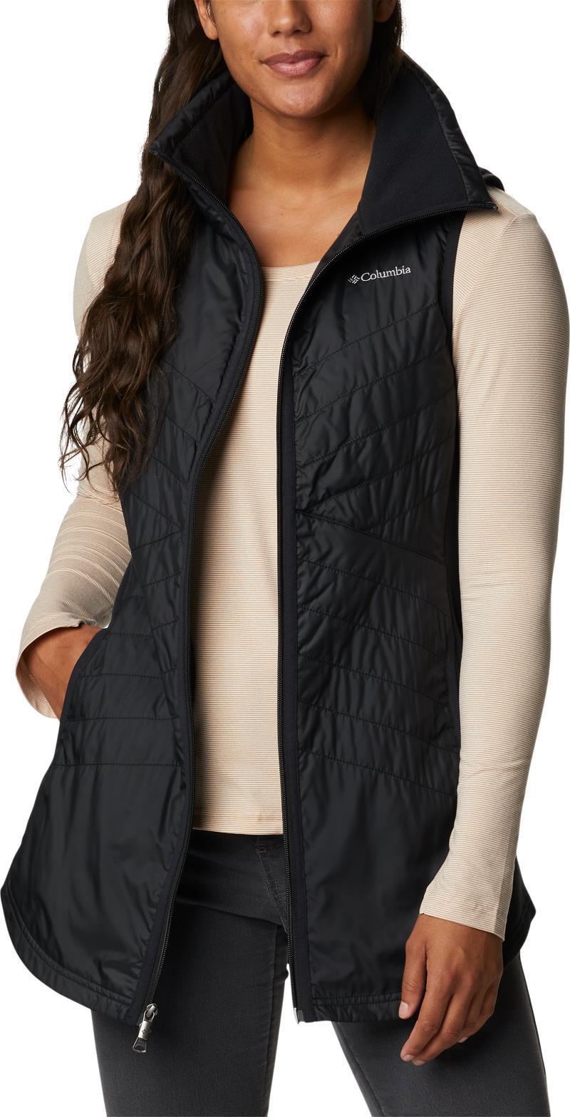 Mix It Around Long Vest - Womens - Black 3