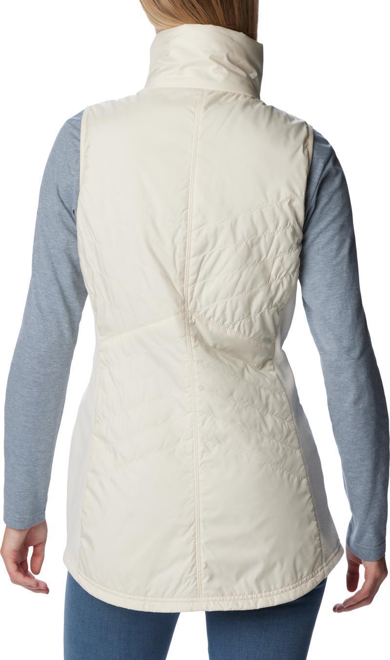 Mix It Around Long Vest - Womens - Chalk 2