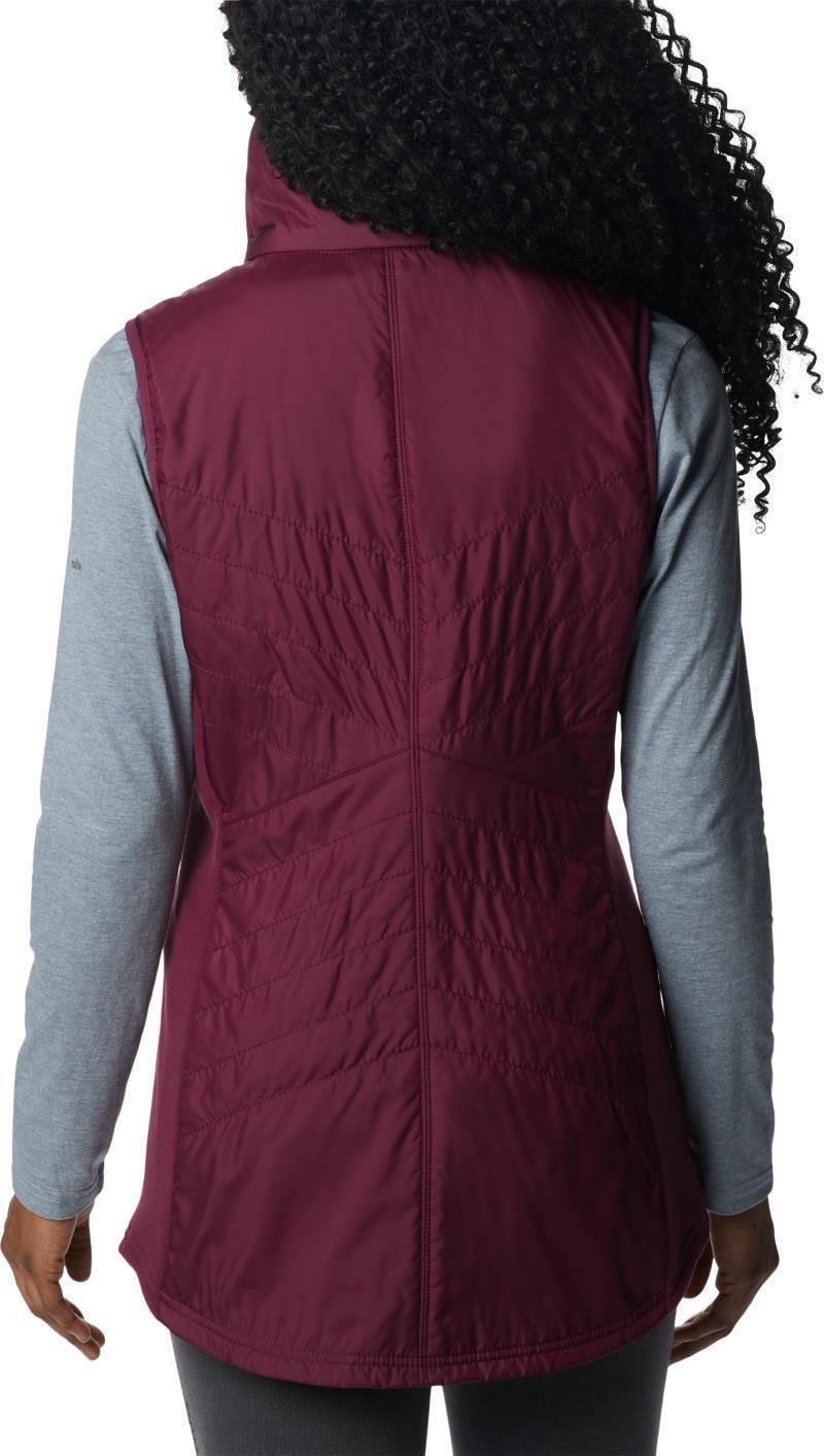 Mix It Around Long Vest - Womens - Marionberry 2