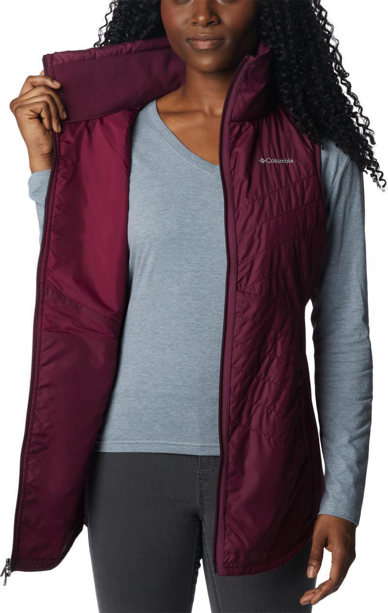 Mix It Around Long Vest - Womens - Marionberry 5