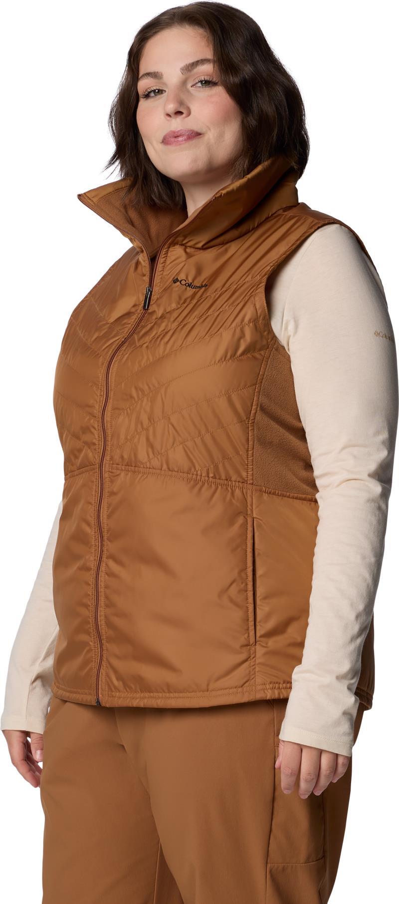 Mix It Around Vest III, Extended - Womens - camel brown 1