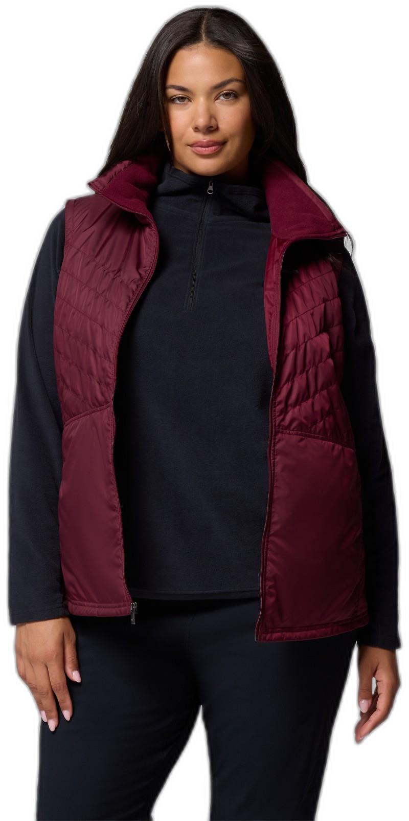 Mix It Around Vest III, Extended - Womens - rich wine 1