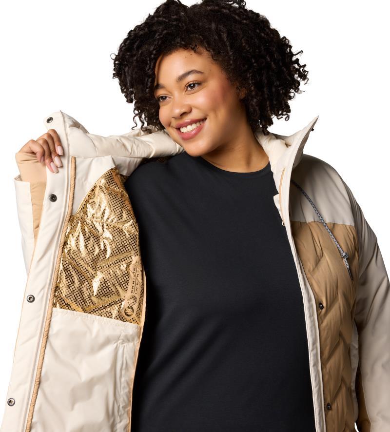 Mountain Croo III Mid Down Jacket, Extended - Womens - canoe / chalk 1