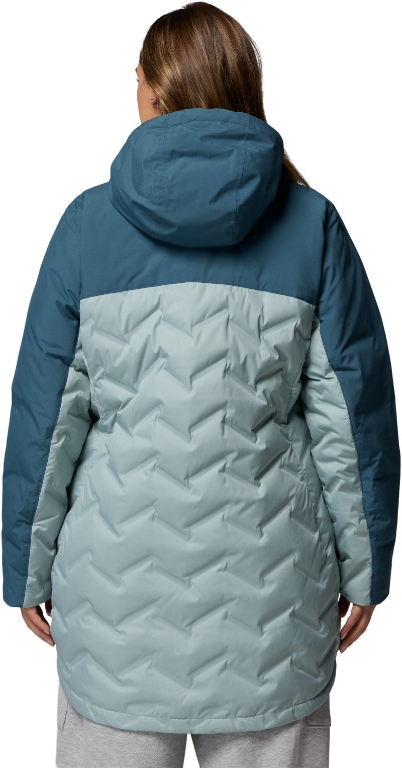 Mountain Croo III Mid Down Jacket, Extended - Womens - crushed blue / everblue 1