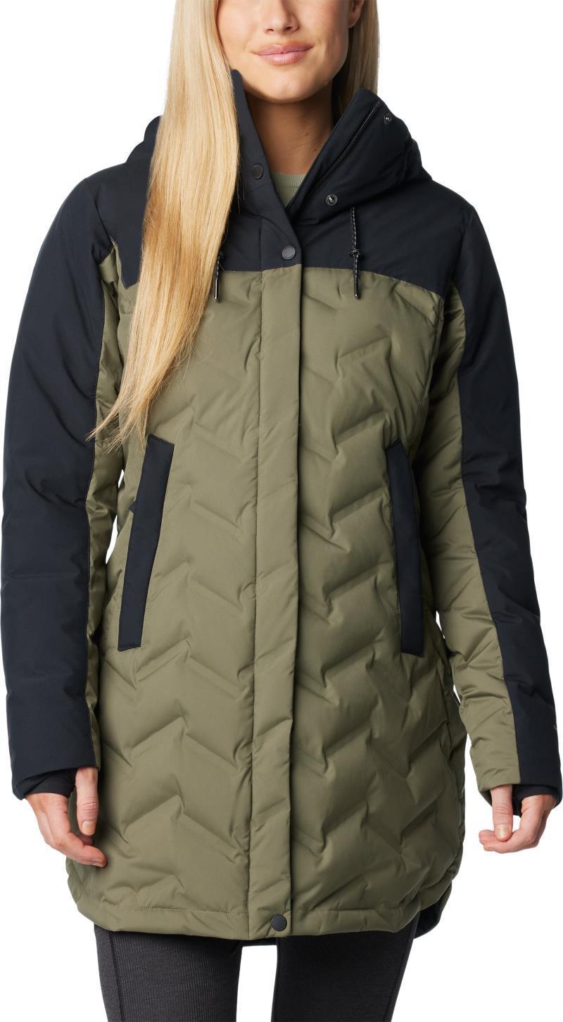 Mountain Croo III Mid Down Jacket - Womens - Stone Green / Black 1