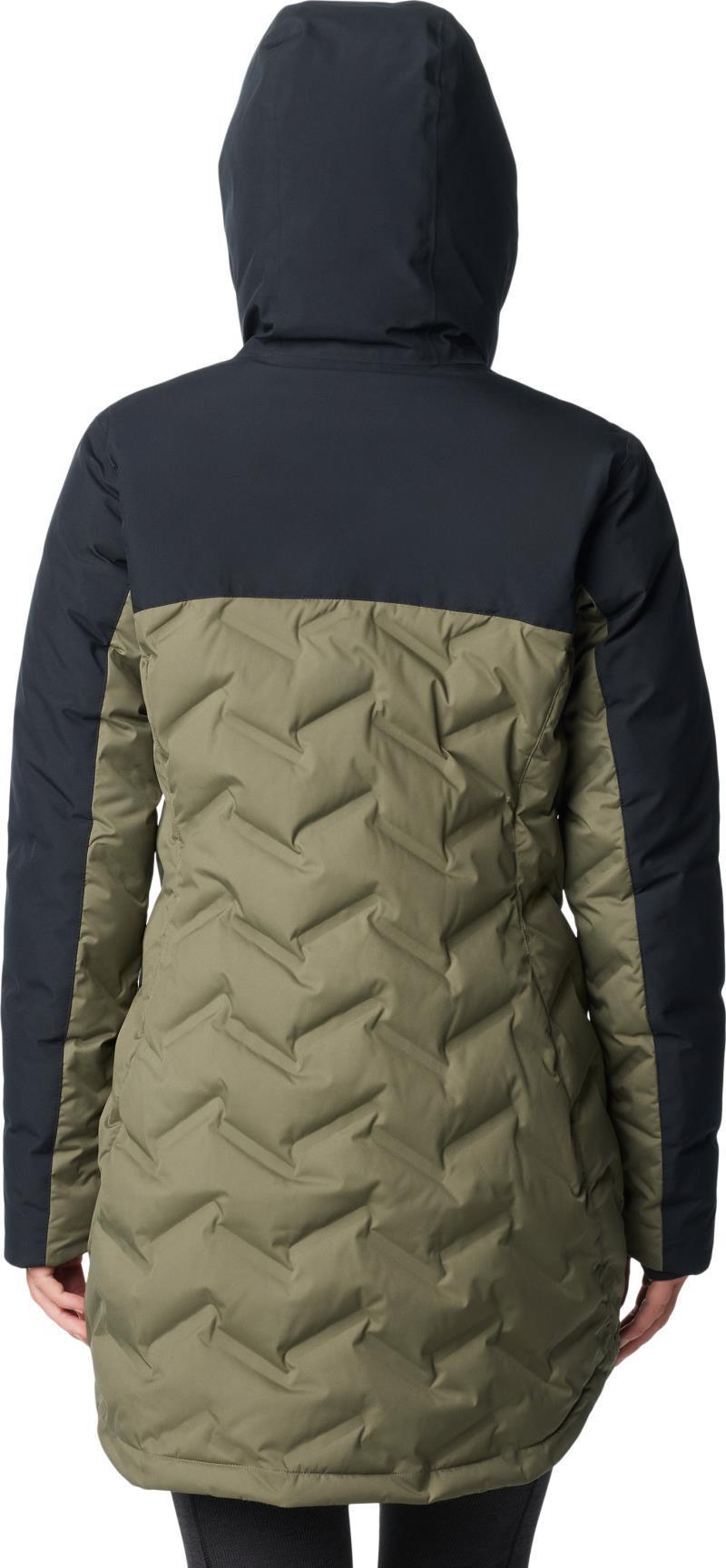 Mountain Croo III Mid Down Jacket - Womens - Stone Green / Black 2