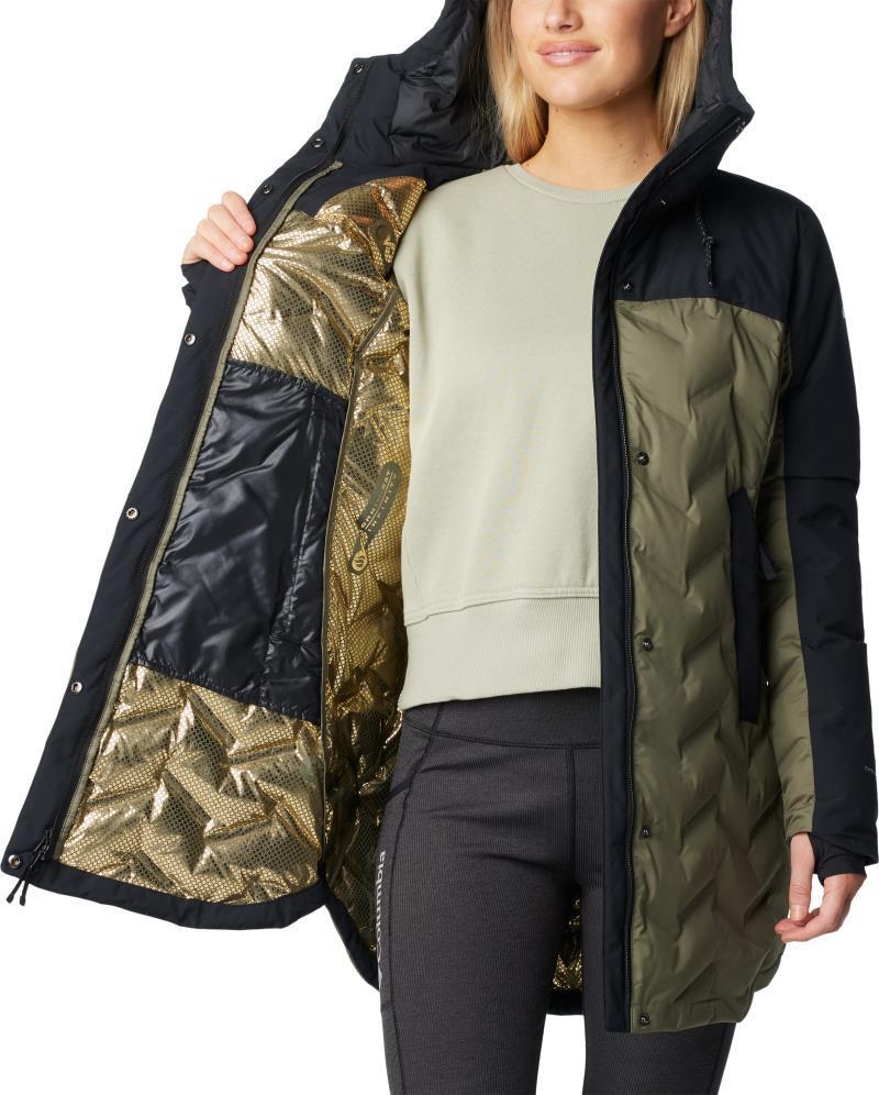Mountain Croo III Mid Down Jacket - Womens - Stone Green / Black 3