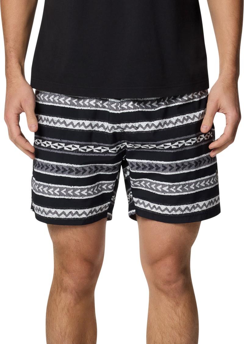 Mountaindale River Shorts, 6" Inseam - Mens - black beach blanket 1