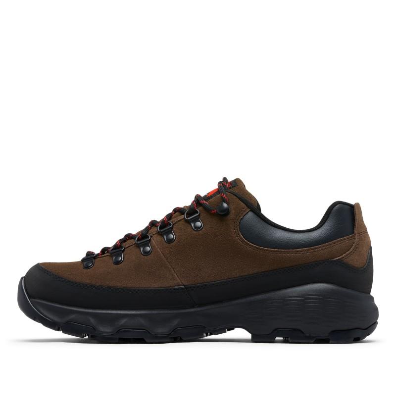Newton Alpine Low - Mens - cordovan / fiery red 1