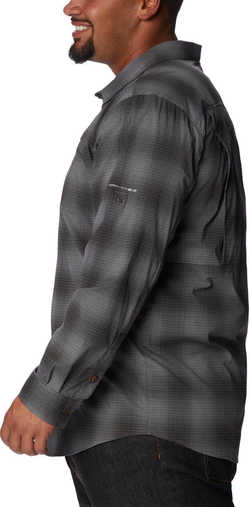 Newton Ridge II Plaid LS - Big - Mens - City Grey Soft Ombre 4