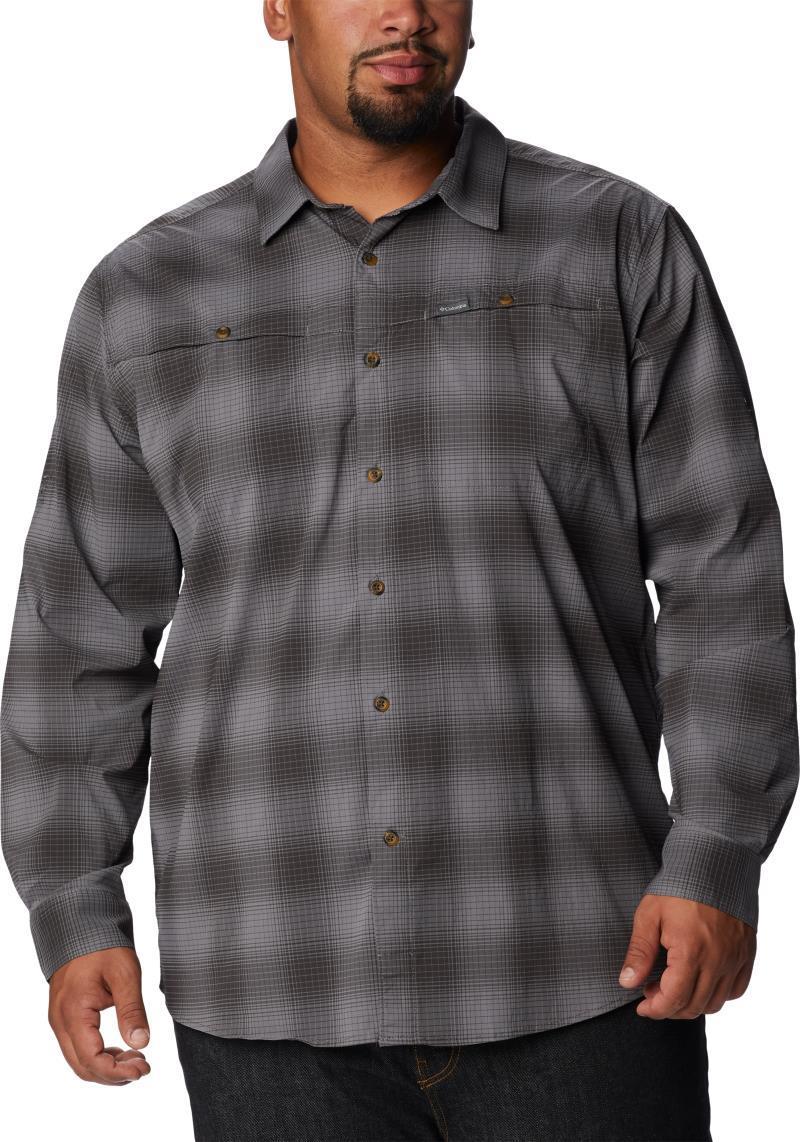 Newton Ridge II Plaid LS - Big - Mens - City Grey Soft Ombre 1