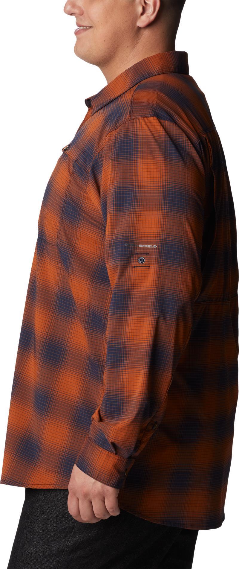 Newton Ridge II Plaid LS - Big - Mens - Warm Copper Soft Ombre 5