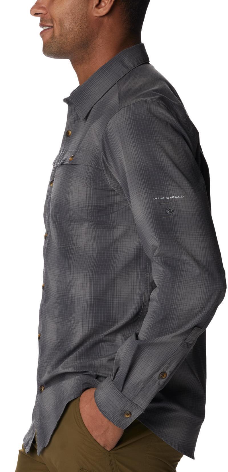 Newton Ridge II Plaid LS - Mens - City Grey Soft Ombre 4