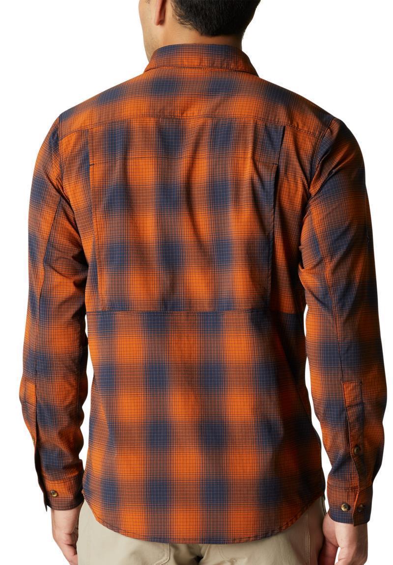 Newton Ridge II Plaid LS - Mens - Warm Copper Soft Ombre 4