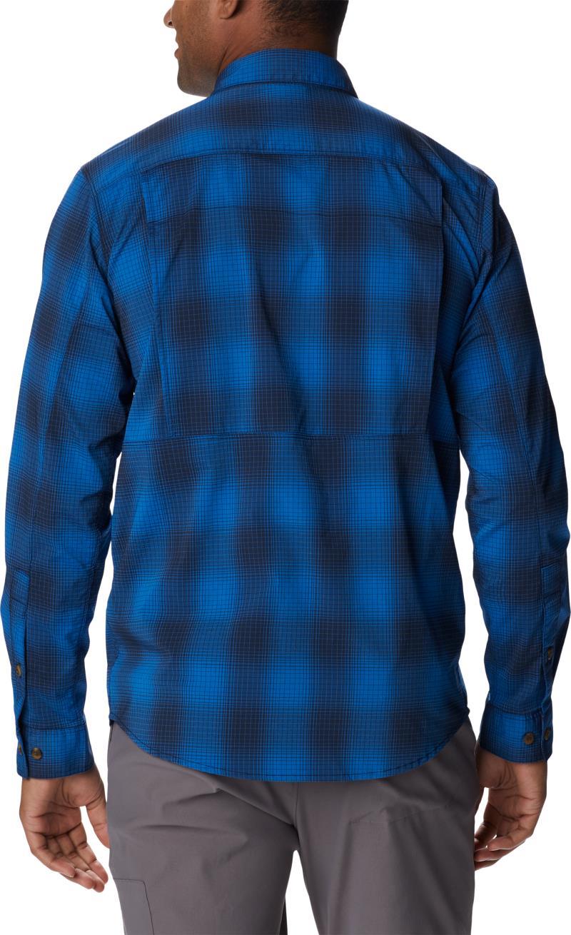 Newton Ridge II Plaid LS - Tall - Mens - Bright Indigo Soft Ombre 2