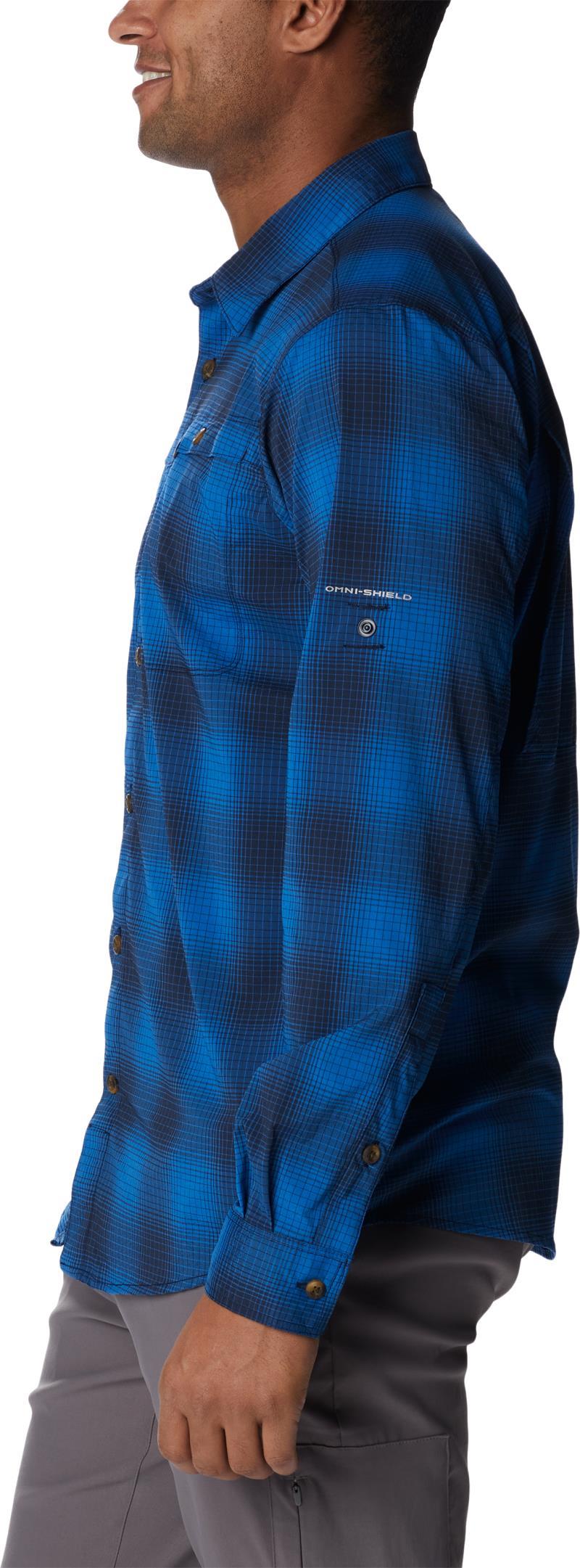 Newton Ridge II Plaid LS - Tall - Mens - Bright Indigo Soft Ombre 3