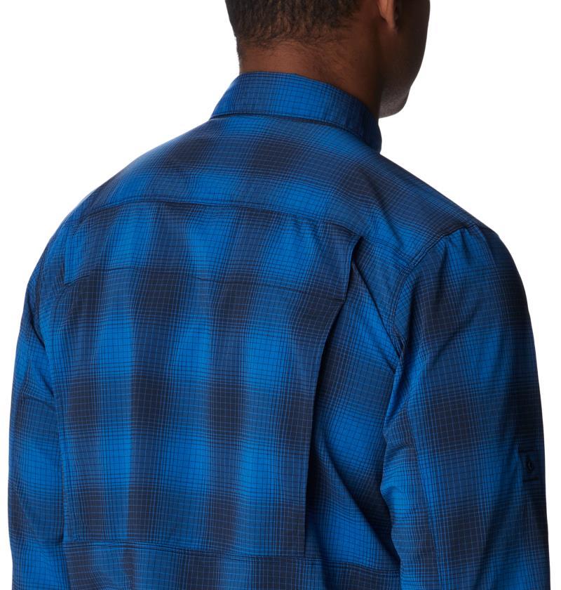 Newton Ridge II Plaid LS - Tall - Mens - Bright Indigo Soft Ombre 6