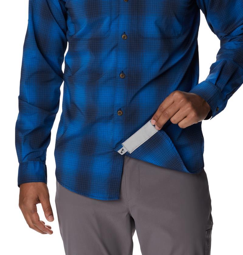 Newton Ridge II Plaid LS - Tall - Mens - Bright Indigo Soft Ombre 7