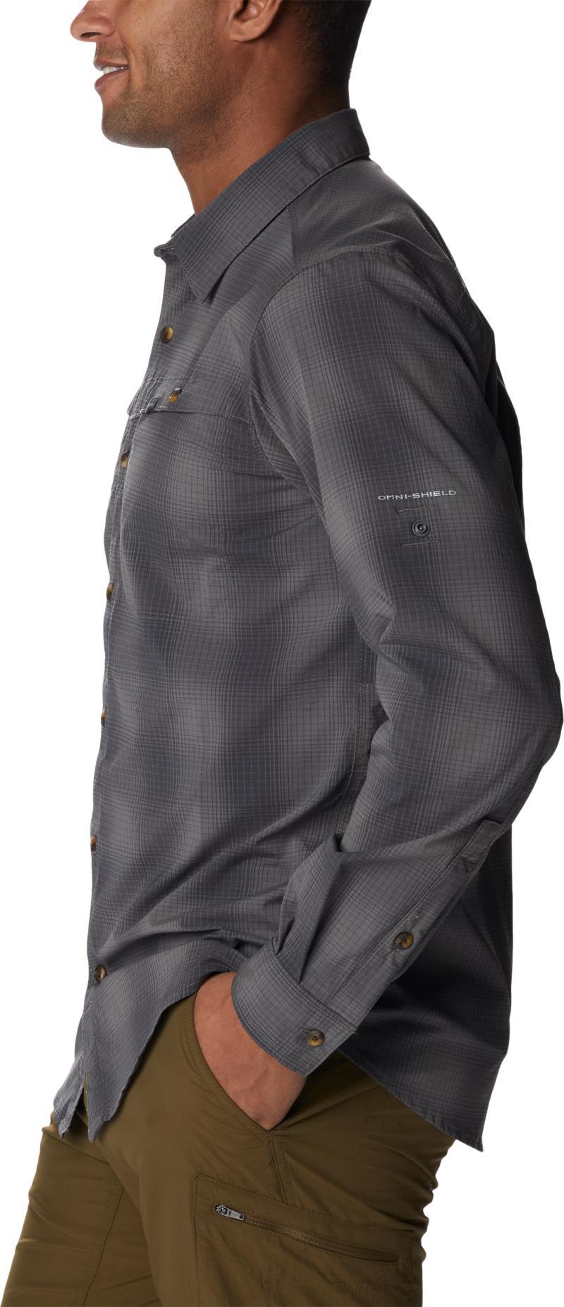 Newton Ridge II Plaid LS - Tall - Mens - City Grey Soft Ombre 3