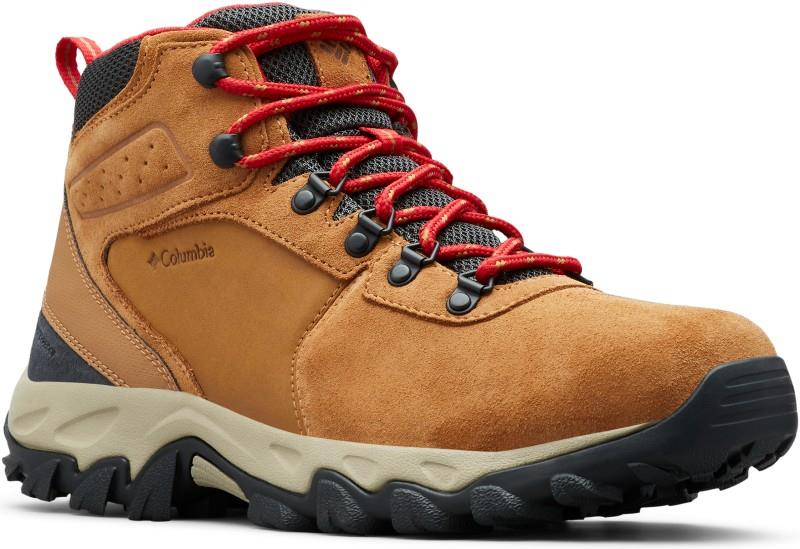 Newton Ridge Plus II Suede Waterproof Wide, Extended - Mens - elk / mountain red 1