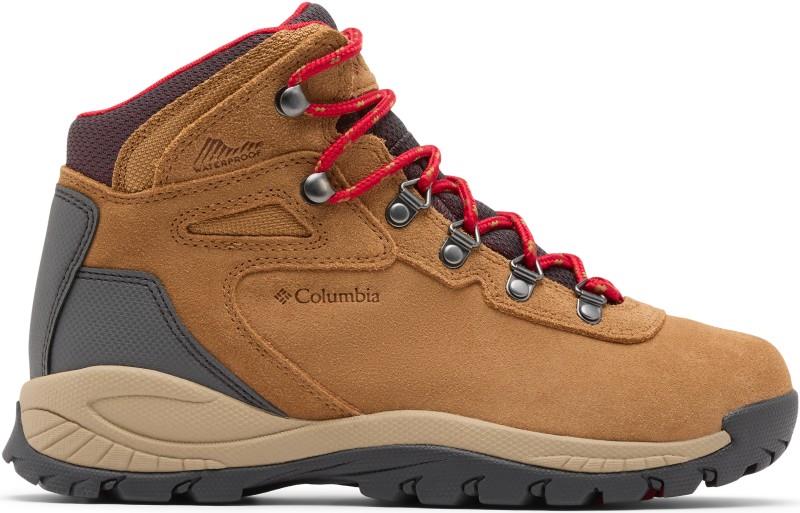 Newton Ridge Plus Waterproof Amped Wide, Extended - Womens - elk / mountain red 1