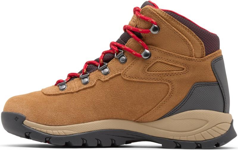 Newton Ridge Plus Waterproof Amped Wide, Extended - Womens - elk / mountain red 1