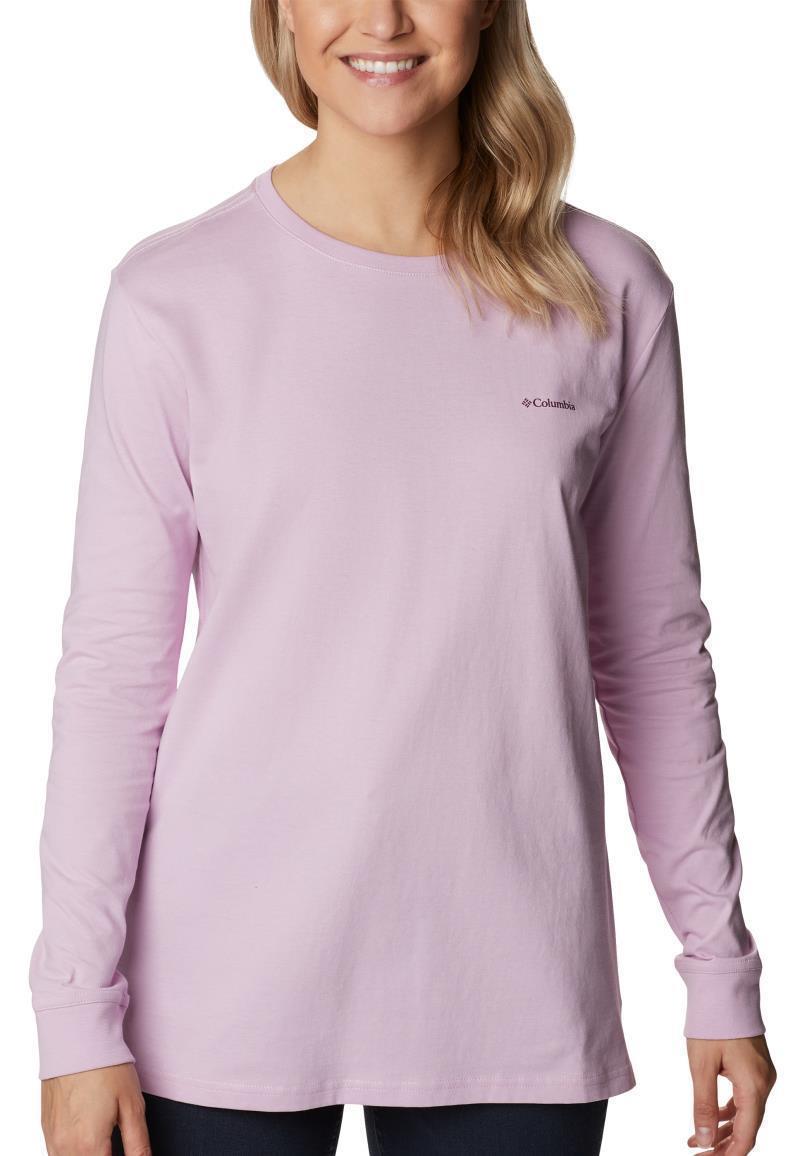 North Cascades Back Graphic LS Tee - Womens - Aura / Outdoor Park 1