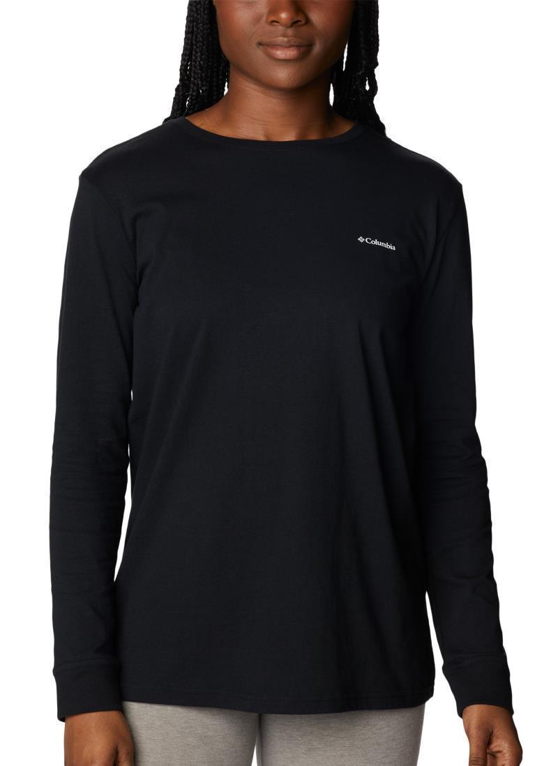 North Cascades Back Graphic LS Tee - Womens - Black / Outdoor Park 1